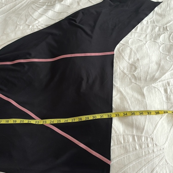 Black Strapless Asymmetrical Dress - Picture 5 of 6